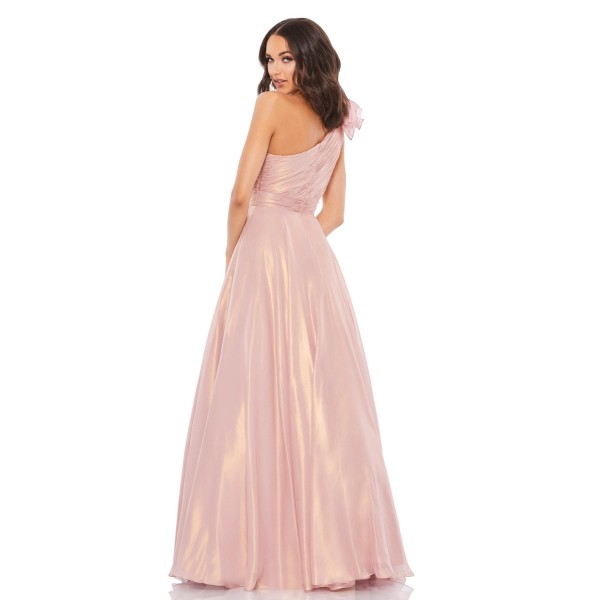 Glamorous Ruffled A-line Gown Dress