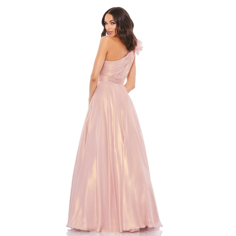 Glamorous Ruffled A-line Gown Dress