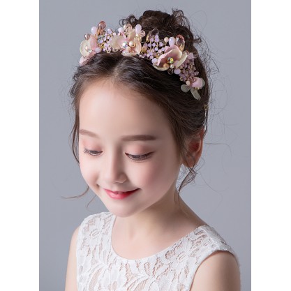 Alloy With Flower/Sequin Headbands