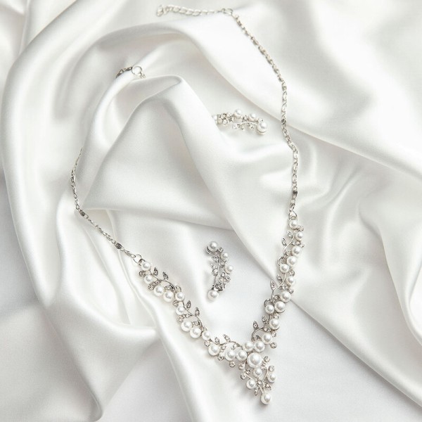 Ladies' Alloy With Irregular Pearl/Rhinestone Jewelry Sets