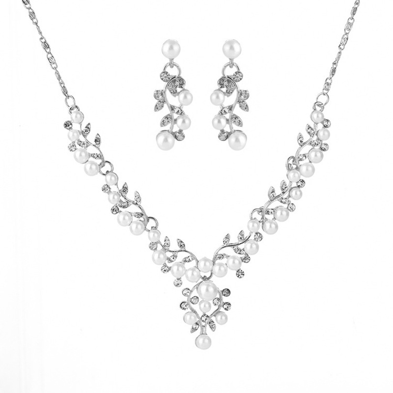 Ladies' Alloy With Irregular Pearl/Rhinestone Jewelry Sets