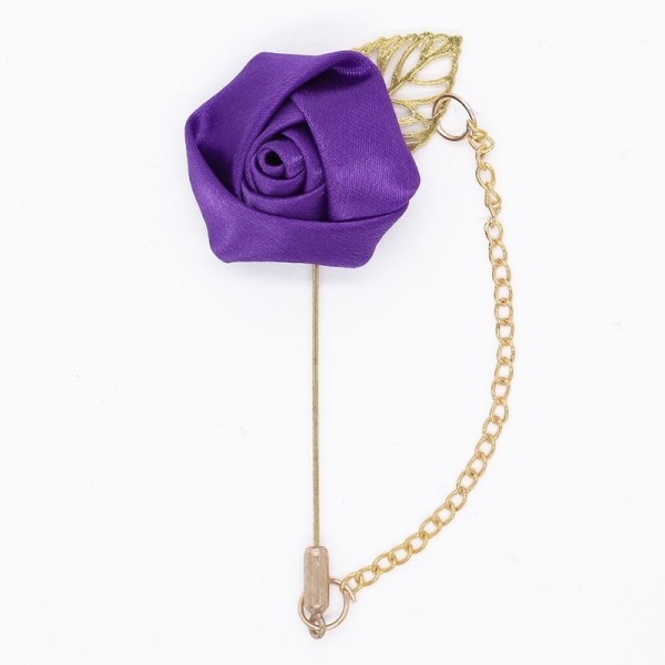 Classic Free-Form Satin Boutonniere (Sold in a single piece) -