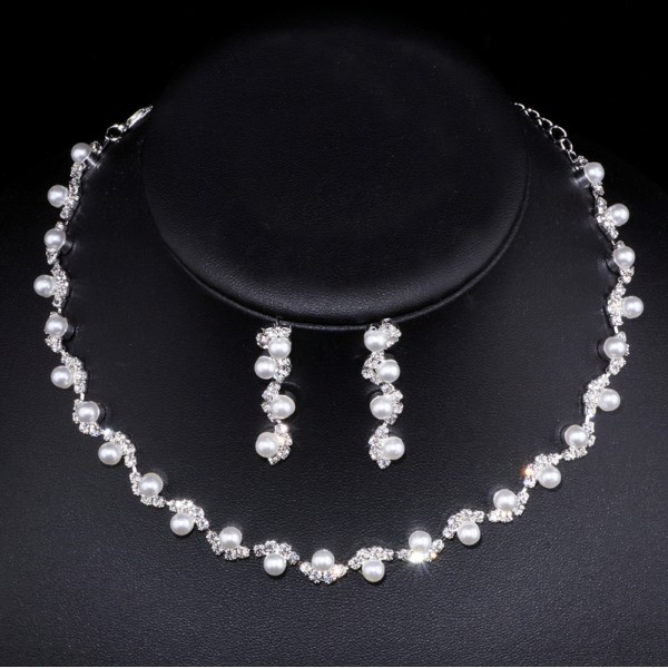 Ladies' Stylish Alloy With Irregular Cubic Zirconia Jewelry Sets