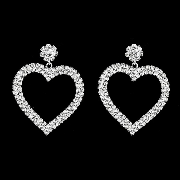 Ladies'/Couples' Elegant/Fashionable/Classic Alloy With Irregular Rhinestone Earrings