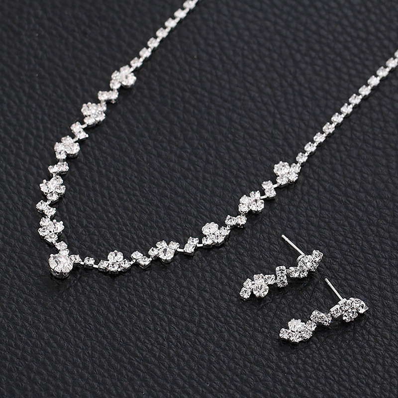 Ladies'/Couples' Elegant/Fashionable/Classic Alloy With Irregular Cubic Zirconia Jewelry Sets For Her