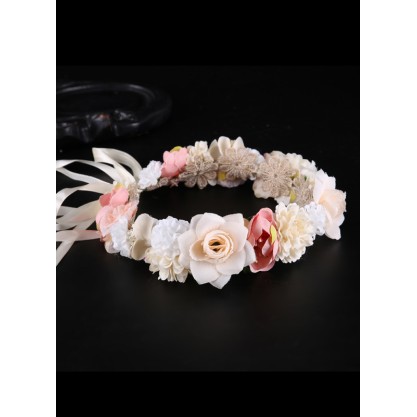 Flower Girl Alloy/Artificial Flower Fenduchs With Lace/Flower