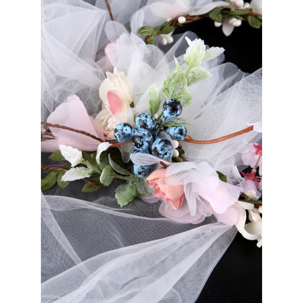 Flower Girl Alloy/Artificial Flower Fenduchs With Lace/Flower