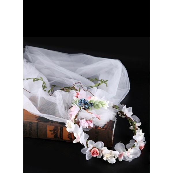 Flower Girl Alloy/Artificial Flower Fenduchs With Lace/Flower