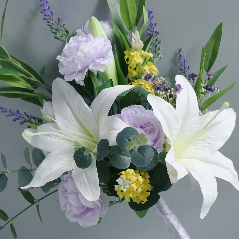 Elegant/Fascinating/Blooming Free-Form Silk Flower Bridal Bouquets - Bridal Bouquets