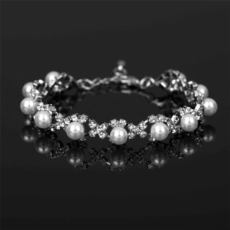 Ladies' Elegant/Beautiful/Classic Alloy With Irregular Cubic Zirconia Bracelets