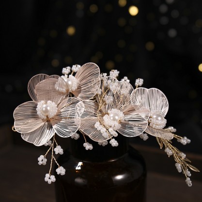 Headpiece/Headbands Gorgeous/Exquisite/Handmade/Artistic With Pearl (Sold in single piece)