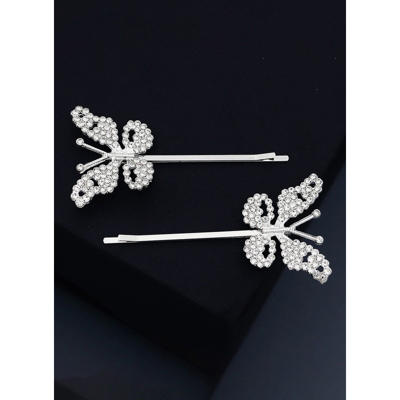 Flower Girl Alloy Fenduchs With Crystal (Set of 2 pieces)