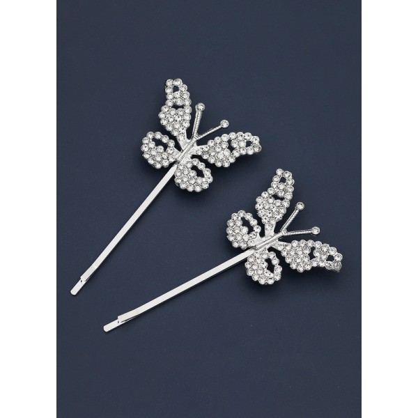 Flower Girl Alloy Fenduchs With Crystal (Set of 2 pieces)