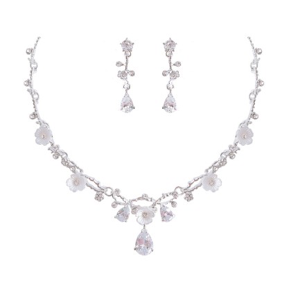 Ladies' Elegant/Beautiful/Classic/Pretty/Attractive Alloy With Oval Rhinestone Jewelry Sets