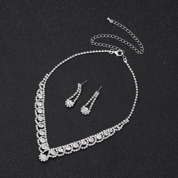 Ladies' Elegant/Beautiful/Classic/Pretty/Attractive Alloy With Irregular Rhinestone Jewelry Sets