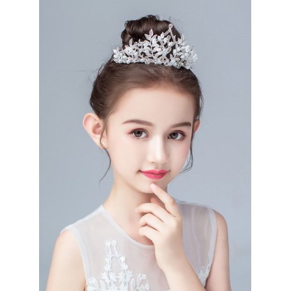 Flower Girl Alloy/Crystal/Rhinestones Fenduchs With Crystal/Rhinestones/Beading